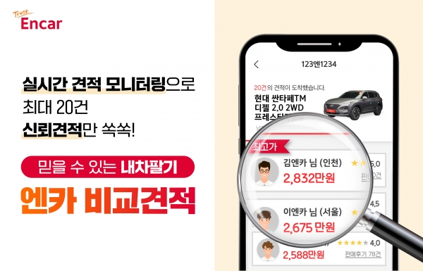 엔카닷컴 '신뢰견적 시스템' 도입